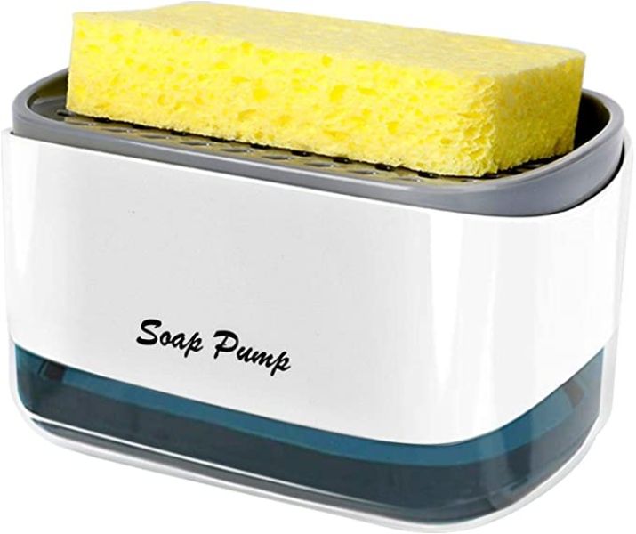 Soap Pump Dispenser with Sponge Holder