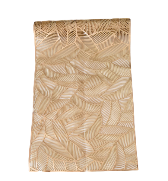 Vinyl Table Runner- 180x35cm - Champagne