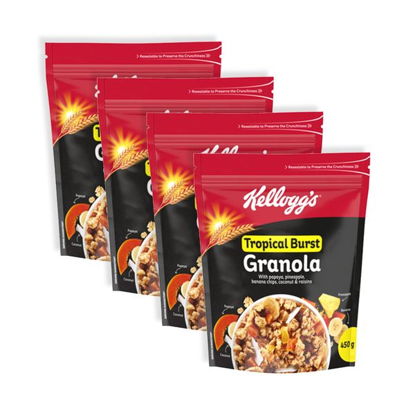 Kellogg's Muesli Tropical Burst Granola - (4 x 450g)