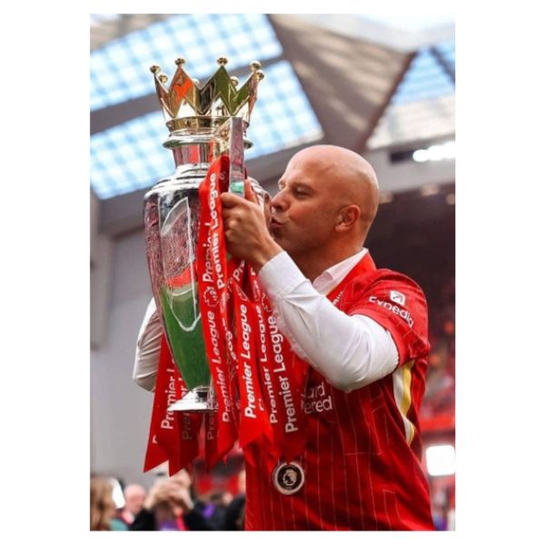 Arne Slot Premier League Trophy Poster - A1