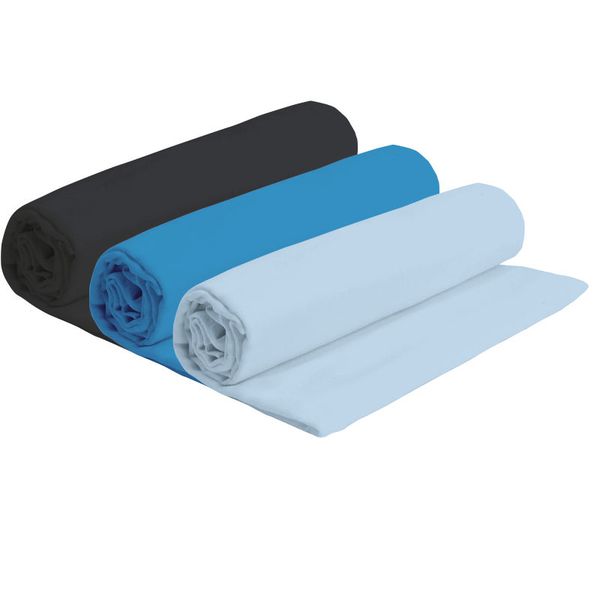 PepperSt Baby Collection – Baby Receiving Blanket – Black, Blue&amp;Dark Blue