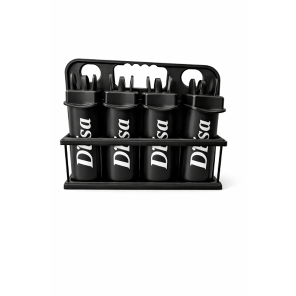 8 Water Bottle Carrier With 1lt Hygiene Bottles