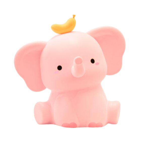 Cartoon Cute Meat Soft Material Elephant Night Light
