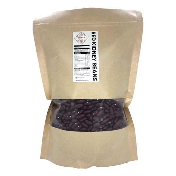 Terralicious Red Kidney Beans - High-Protein, Fiber-Rich Legume Rajma-1 Kg