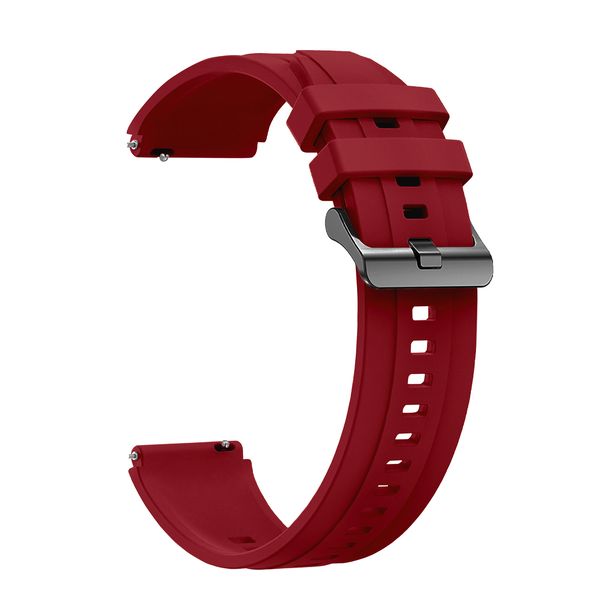 Silicone Strap Compatible with Huawei GT4 / GT5 41mm - Red