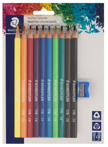 Staedtler Jumbo 10 Woodfree Colour Pencils