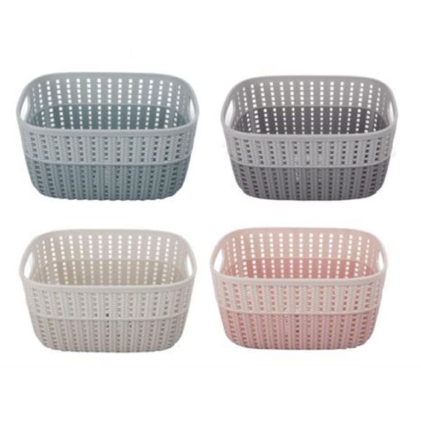 Home Decor Storage Basket - Set of 3 Oval - 28x21x15cm