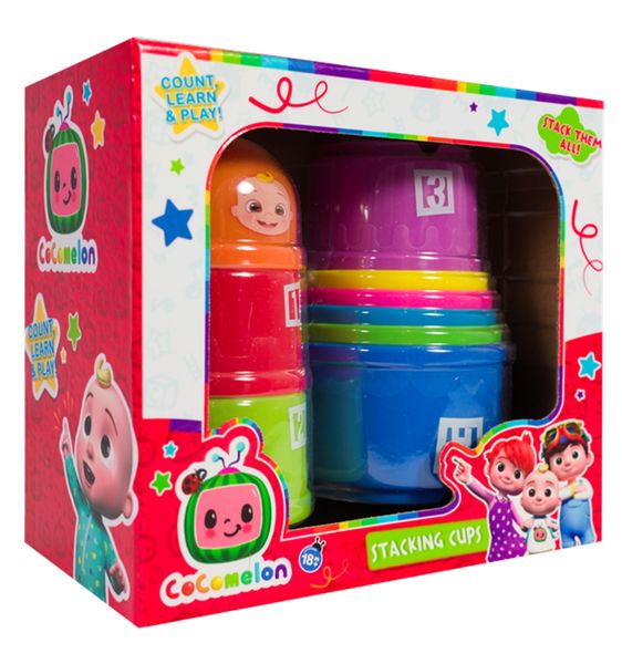 Cocomelon 9 Stacking Cups