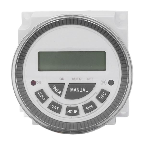 Digital Timer Switch for Lights 10A Weekly Programmable LCD Power Control