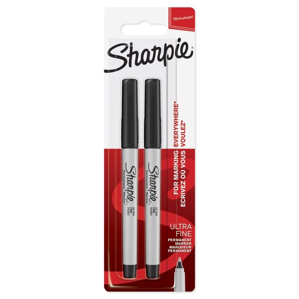 SHARPIE Ultra Fine Permanent Marker: Black Card 2's