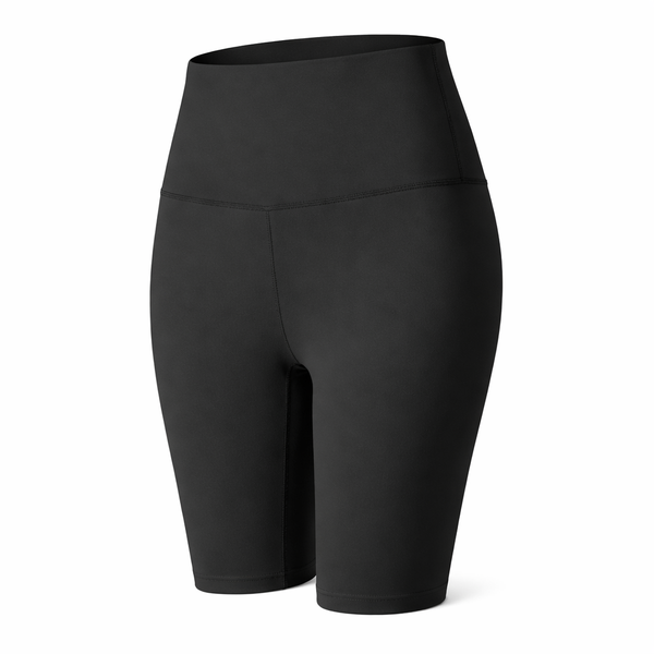 High Elastic Yoga Pants Cropped - Small - Black