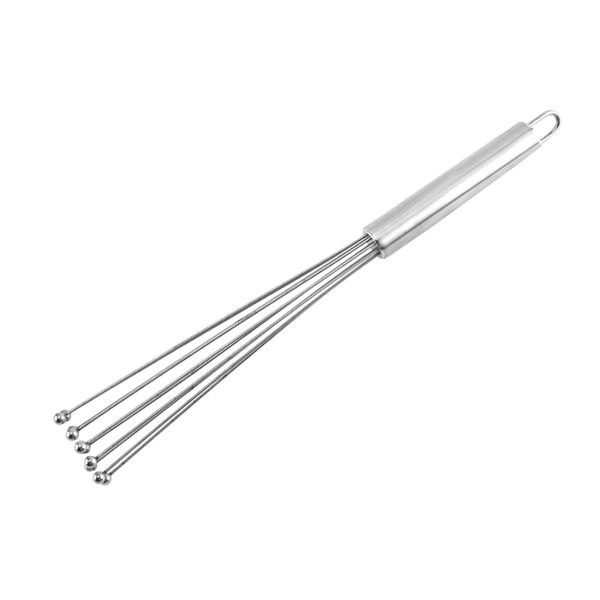 12 inch Stainless Steel Ball Whisk Wire Egg Beater Manual Mixer for Cooking