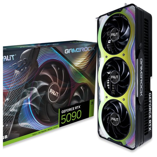 Palit RTX 5090 GAMEROCK NVIDIA Graphics Card 32 GB