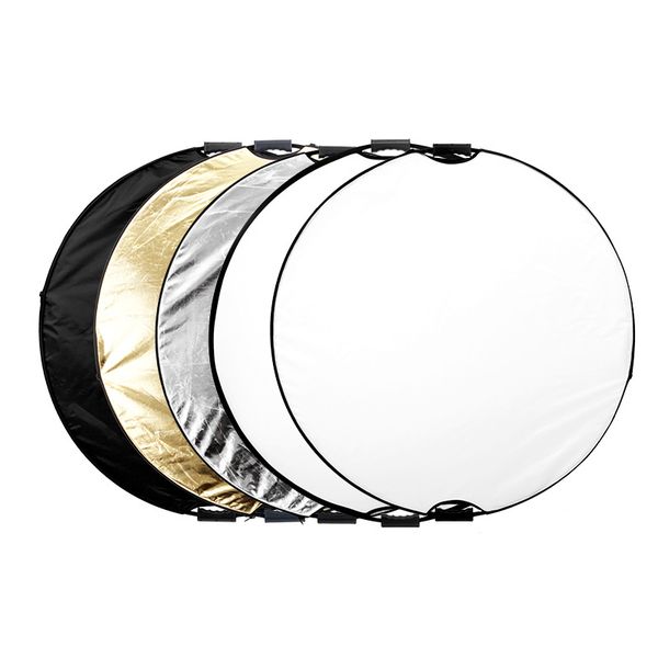 E-Photographic PRO 110cm 5 in 1 Reflector Kit with handles - EPH5-1110H