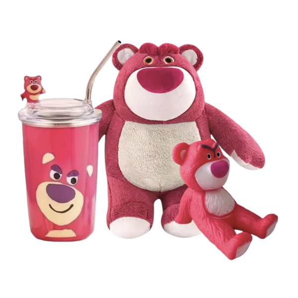 Lotso Tumbler, Plush 25cm and Phone stand Combo