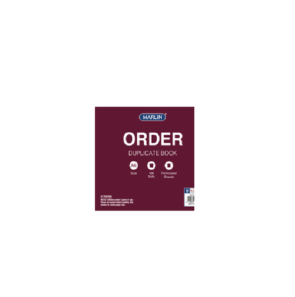 Marlin duplicate A6 books Order - BULK PACK OF 5