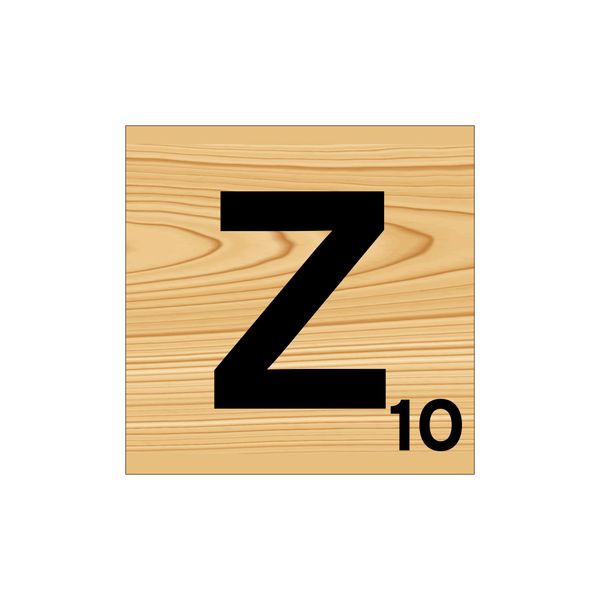 Scrabble Wall Art - Z