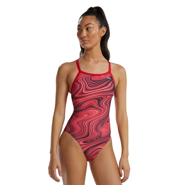 TYR Durafast Elite Vitality Diamondfit Red