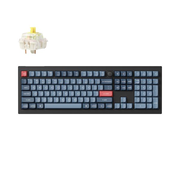 Keychron V6 Max Wireless Custom Keyboard - BANANA Switch