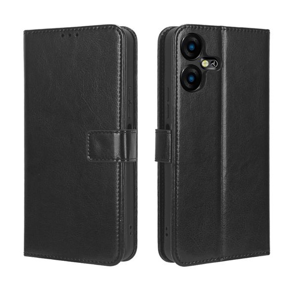 Crazy Horse Pattern Leather Protective Case For Tecno Camon 20 Premier 5G
