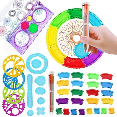 Cart in Mart 60Pcs Premium Spirograph Drawing Art Set With Scratch Papers, Shop Today. Get it Tomorrow!