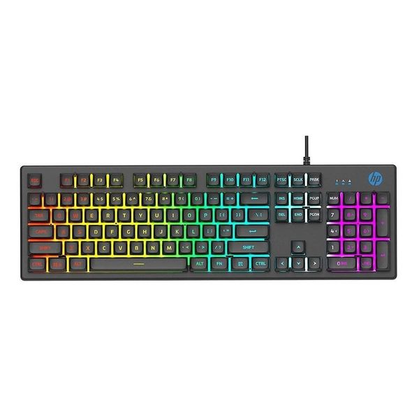 HP K-500F Membrane Gaming Keyboard with Adjustable LED Backlighting