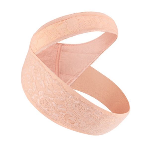 Optic Lace Maternity Abdominal Support Belly Belt-Beige