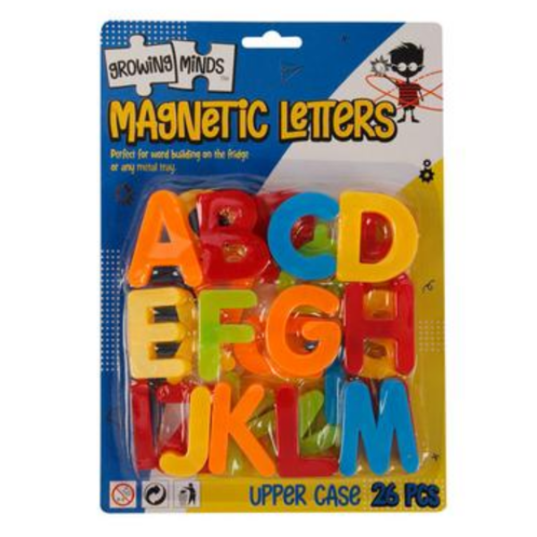 Growing Minds - 26 Piece Magnetic Upper Case Letters
