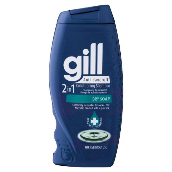 Gill Anti-Dandruff 2-In-1 Conditioning Shampoo Dry Scalp 200ml