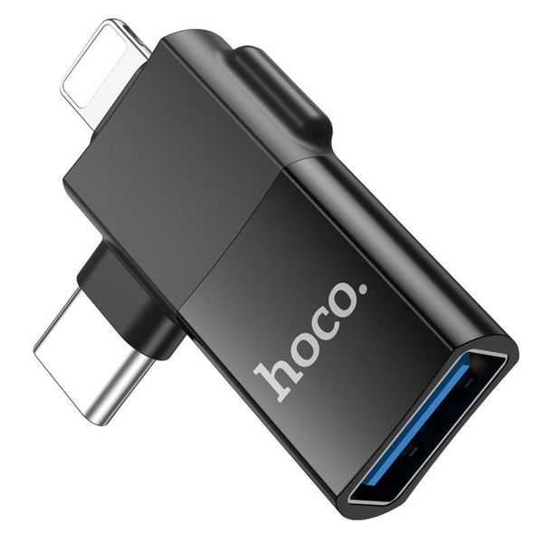 USB Adapter Type C+Lightning Connecter OTG-UA17-Hoco