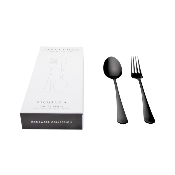 JENNA CLIFFORD - Modera 2-Piece Salad Server Set Black