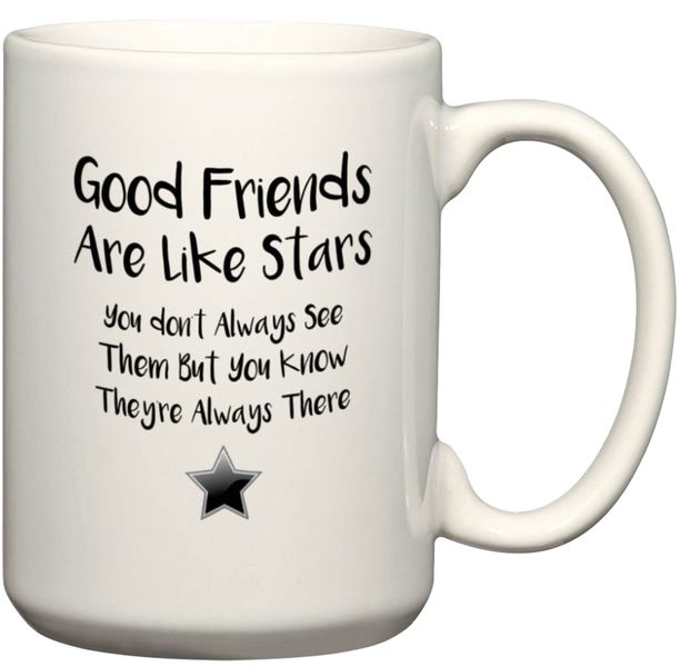 Good Friends Are Like Stars Gift Coffee Mug