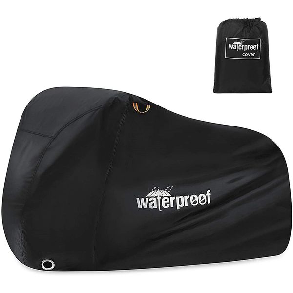 Bike Cover for 1 or 2 Bikes, 210T Waterproof Bicycle Protector