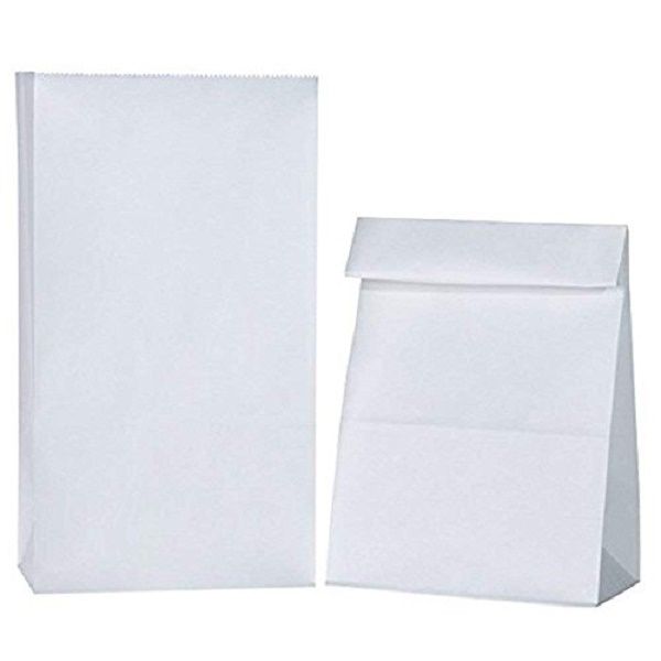 White Paper Bag x 2 Pack of 10 (16x 9x 28cm)