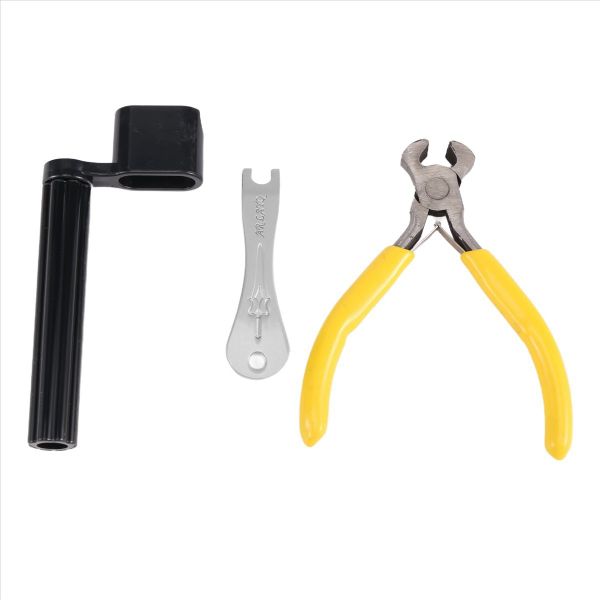 3Pcs Guitar Repair Maintenance Tool String Winder,String Cutter