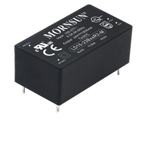 LD20-23B24R2 - PCB Mount 20W AC/DC Power Supply (24VDC, 830mA)