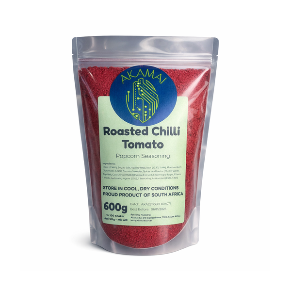 Gourmet Popcorn Seasoning - Roasted Chilli Tomato Flavour - 600g