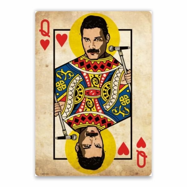 Freddie Mercury Queen Card Poster - A1