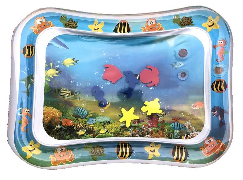 Jack Brown Tummy Time Inflatable Baby Water Play Mat - 001