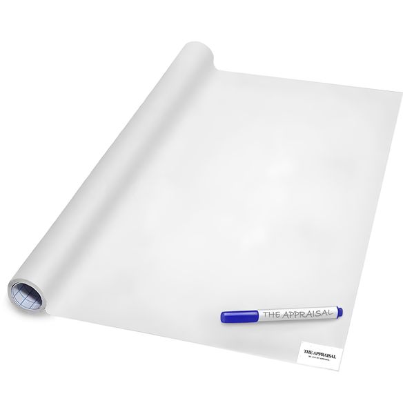 200x45cm Self-Adhesive Wall Sticker Whiteboard + Whiteboard Marker