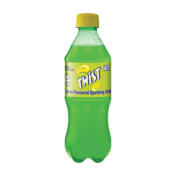Twist Lemon Flavoured Sparkling Drink - 440ml Buddy Bottle (Pack of 24)