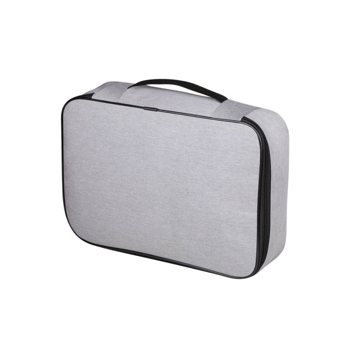 Lockable Travel Document Organizer,Combination Lock Document Case - Grey