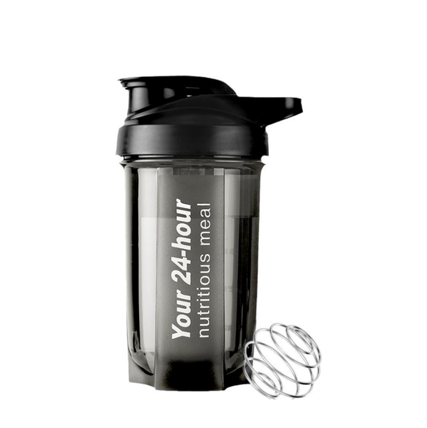 500ML Milkshake Cup, Fitness Water Cup, Graduated Shaker Cup-Black