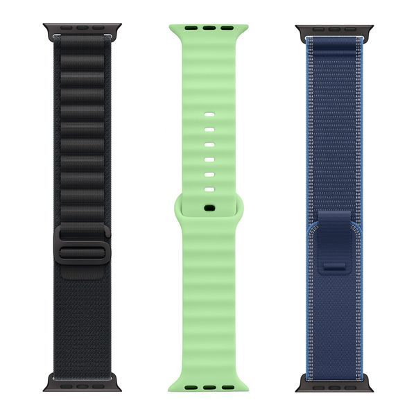 3-Pack Watch Bands Apple Watch Compatible 2025 Colours, Fits 44|45|46|49mm