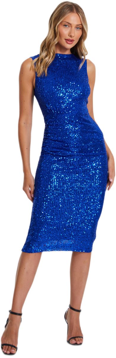 womens sparkly dress Women's Silver Sequin Dress main image 1