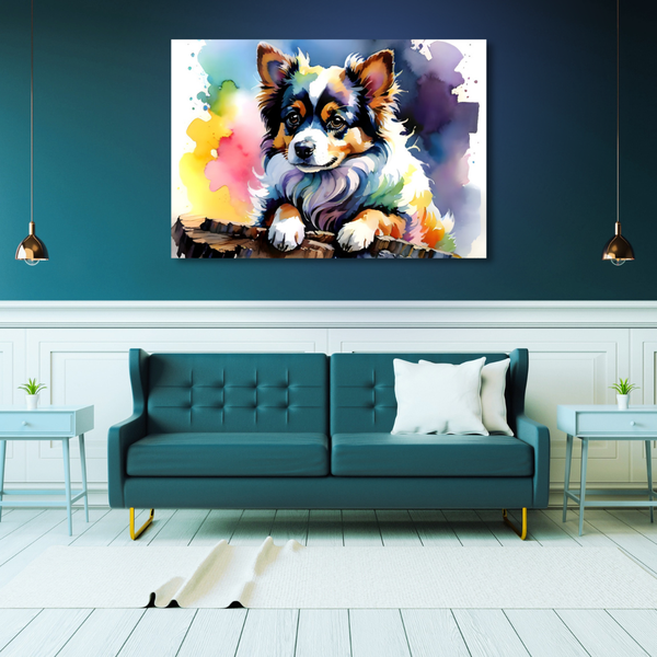 Canvas Wall Art Decor - Cute Puppy Artwork