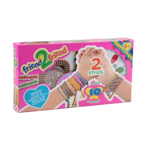 Friend 2 Friend Make 10 Bracelets DIY Girls' 2 Styles Creative Handcraft