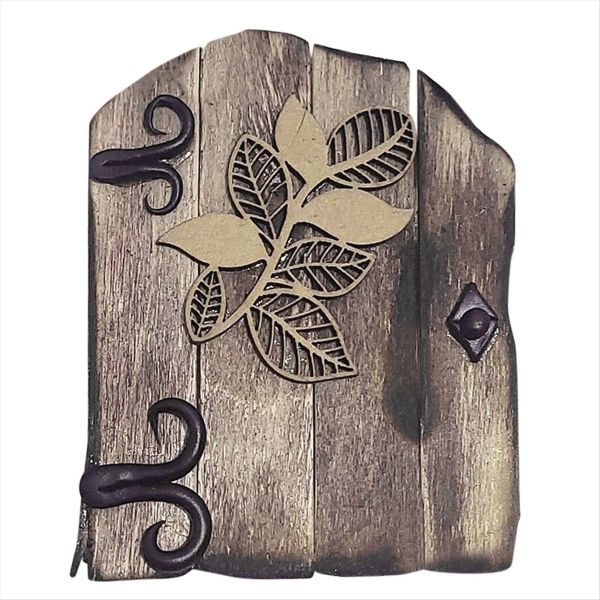 Leaf Miniature Tree Door Outdoor Miniature Tree Decoration Door