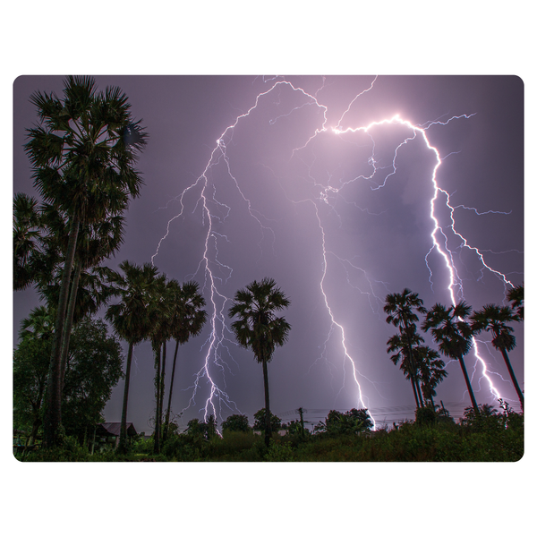 Night Thunder Sky Mouse Pad