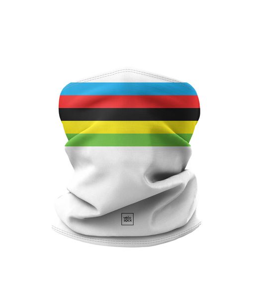 Neck Gaiter - Rainbow White